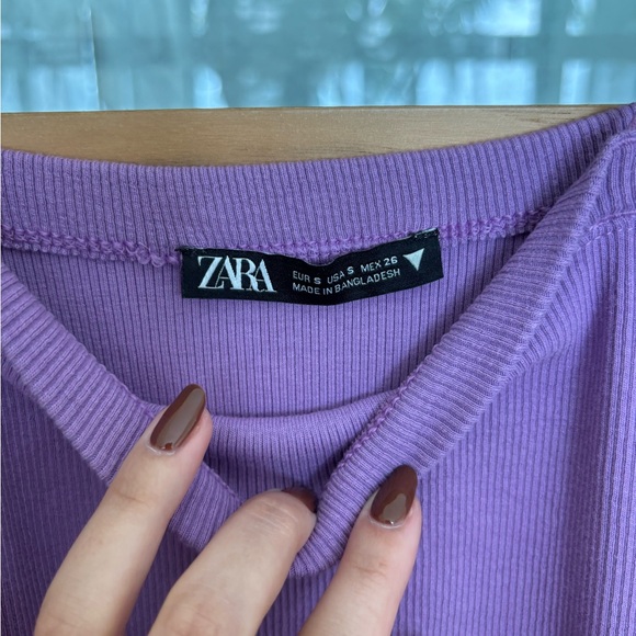 Zara purple bodycon dress - Picture 5 of 5